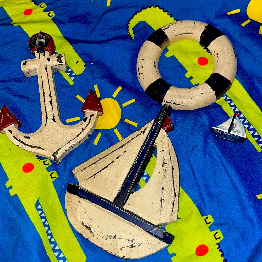 Nautical wooden accents bundle